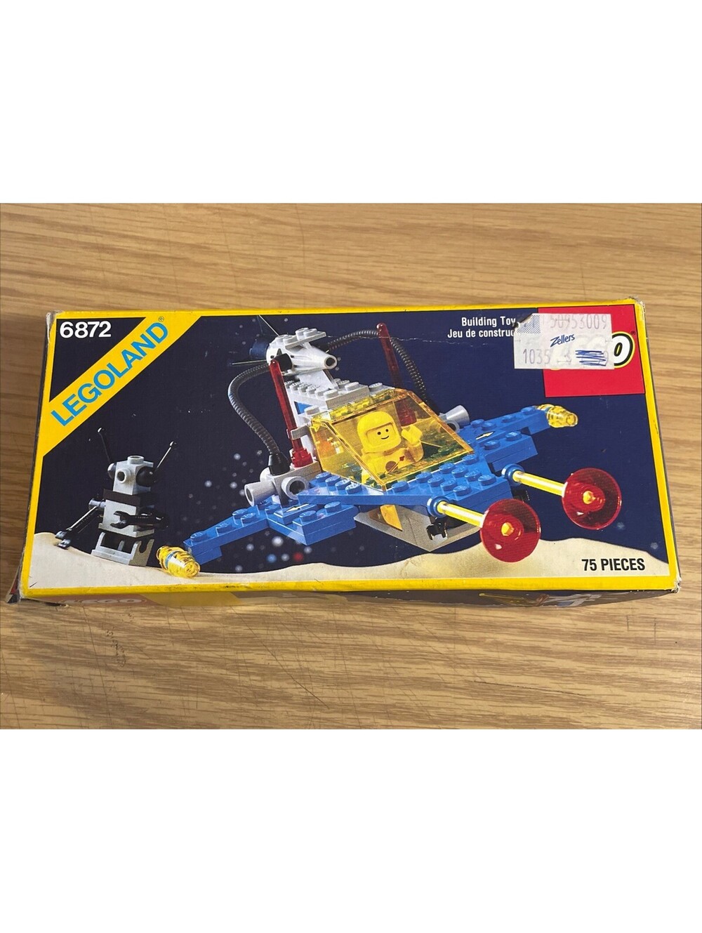 Lego Legoland 6872 Space 1985 Lunar Patrol Craft EMPTY BOX ONLY